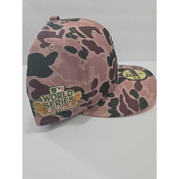 St. Louis Cardinals New Era 59Fifty Duck Camo 2011 World Series Fitted Hat 8 NWT - Picture 3 of 9